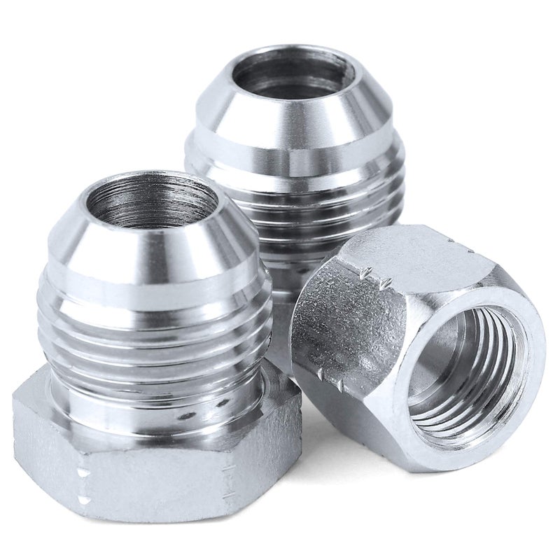 OKBA 64pcs JIC Plug and Cap Kit JIC 37Â° Flare Caps and Plugs Kit with Precision Threading Hydraulic Plugs and Caps Kit Set Dash Sizes 04 06 08 10 12 16 - Image 4